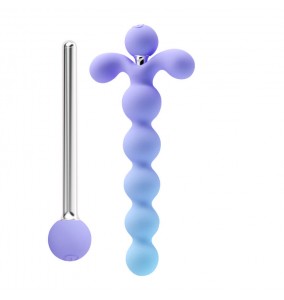MizzZee - Floral Anal Massager (Chargeable - Purple)